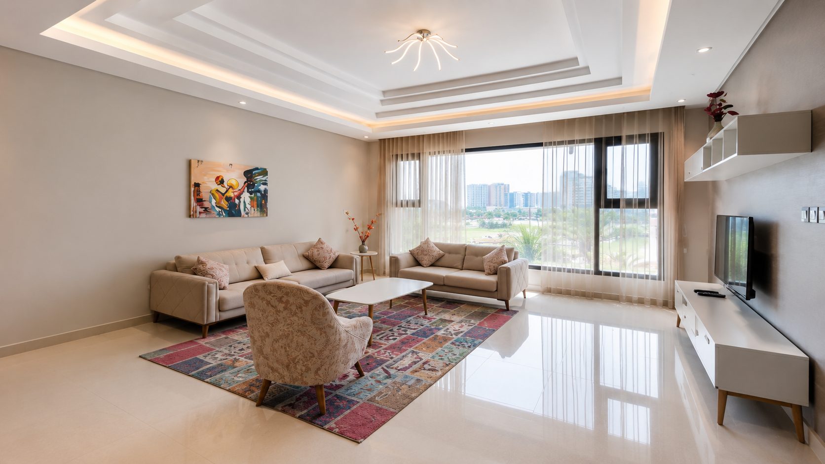 Two-Bedroom Apartment with Water View