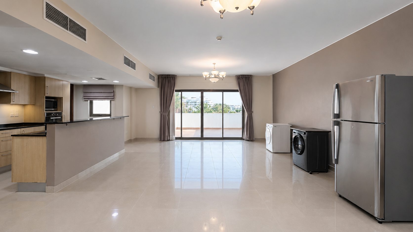 Three Bedroom Apartment with Maid's Room