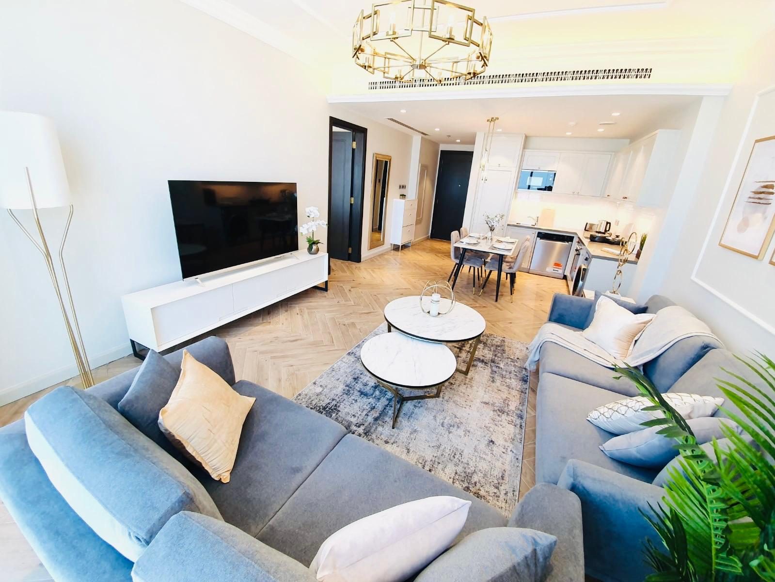 One-Bedroom Apartment with Dual Bathrooms