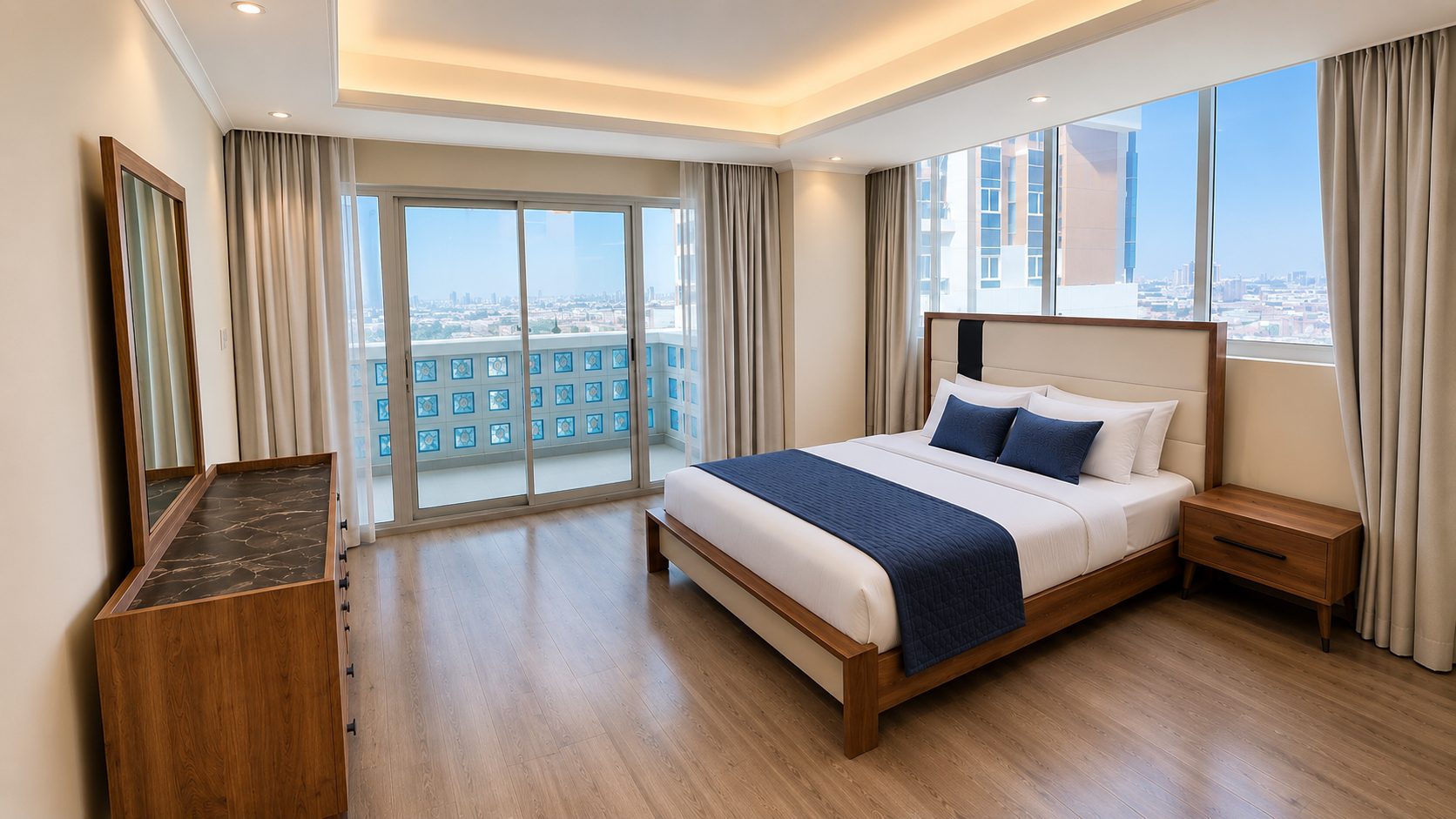 Three Bedroom Apartment with Four Bathrooms