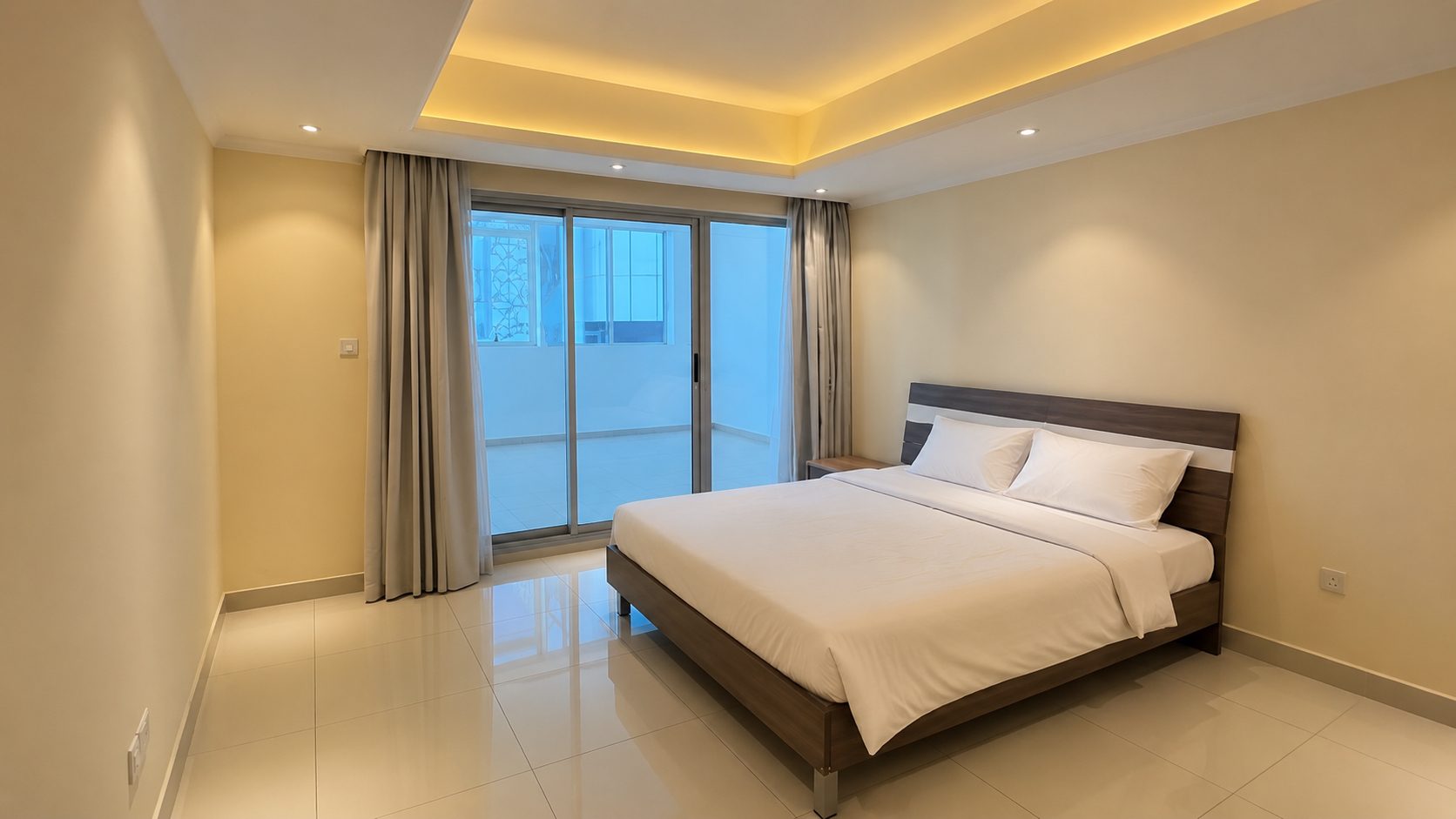 Three-Bedroom Apartment with Shared Pool and Gym