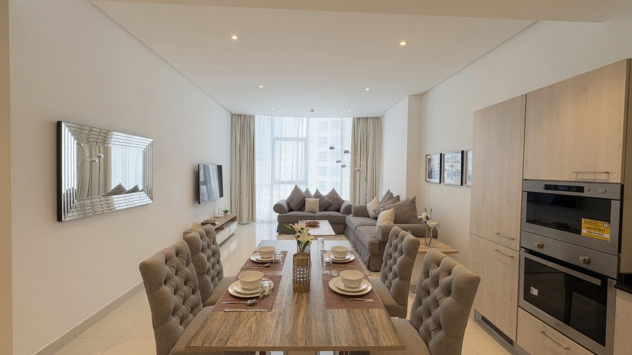 One Bedroom Apartment with Dual Bathrooms