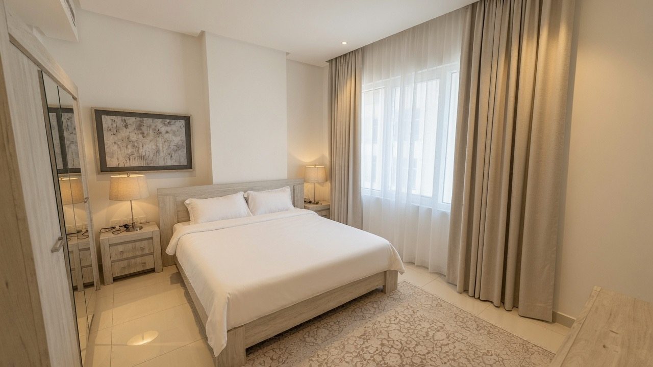 One-Bedroom Apartment with Pool and Gym