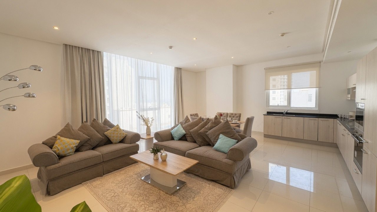 Two Bedroom Apartment with Three Bathrooms