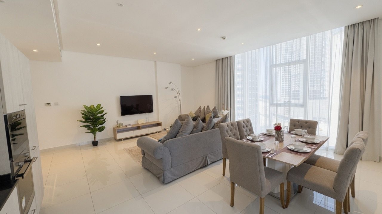 Two Bedroom Apartment with Three Bathrooms