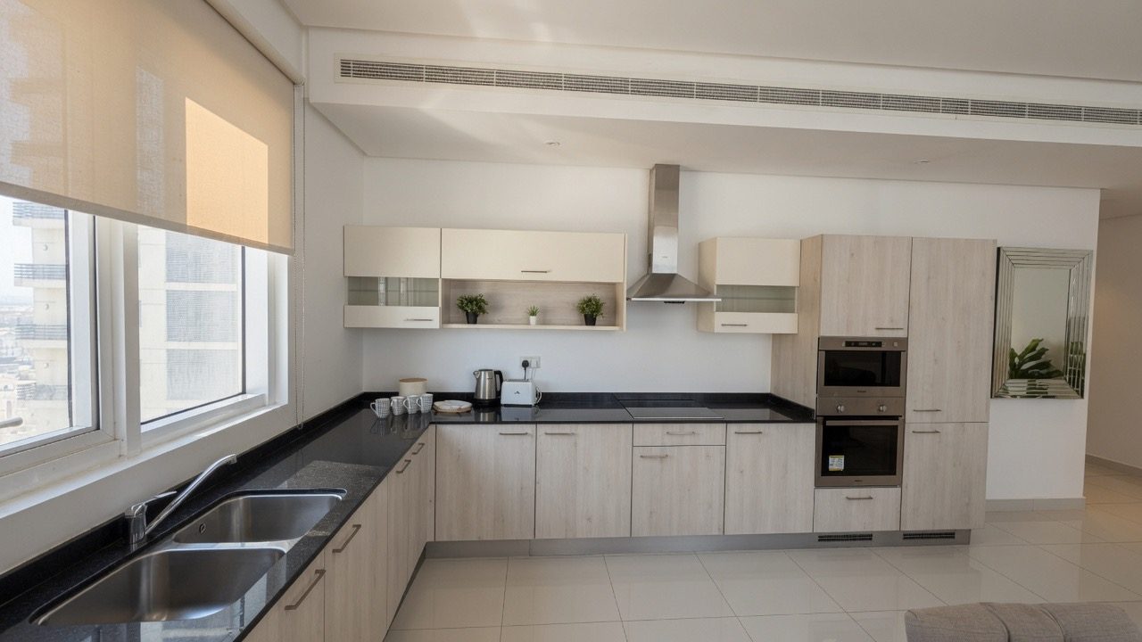 Two Bedroom Apartment with Three Bathrooms
