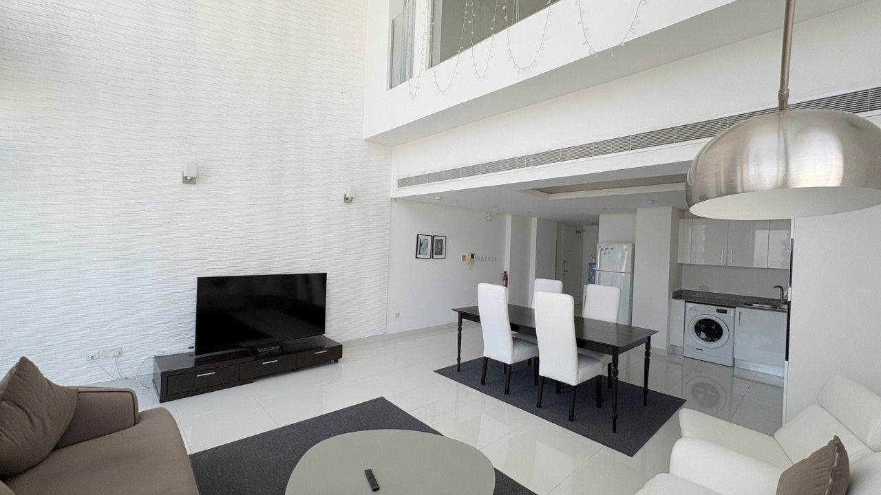 One-Bedroom Duplex with Two Bathrooms
