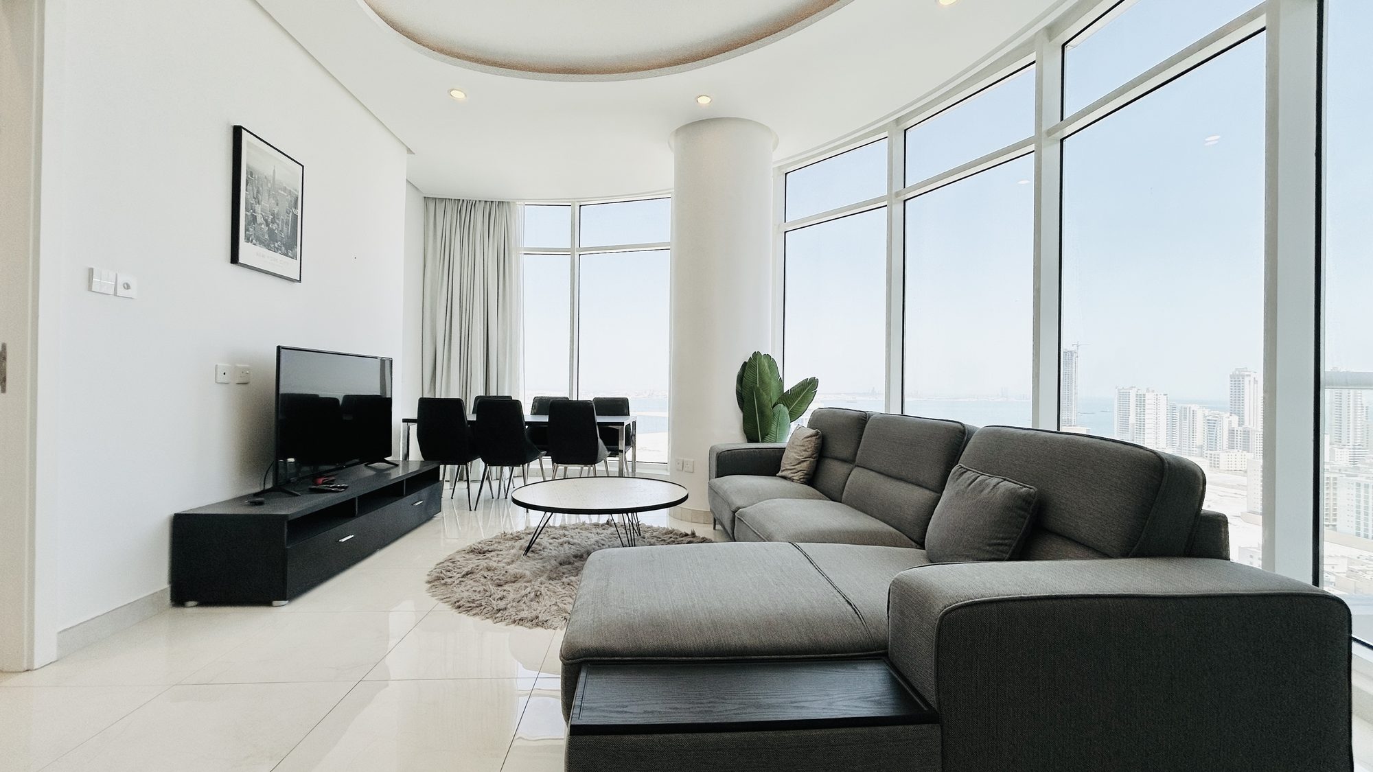 Two-Bedroom Apartment with Maid Room and Pool