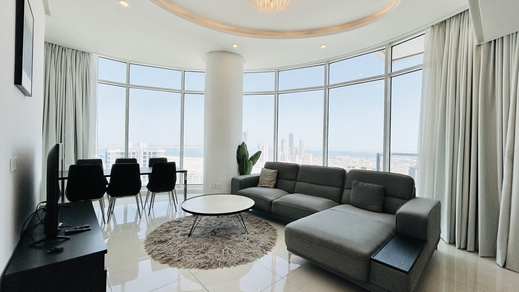Two-Bedroom Apartment with Maid Room and Pool