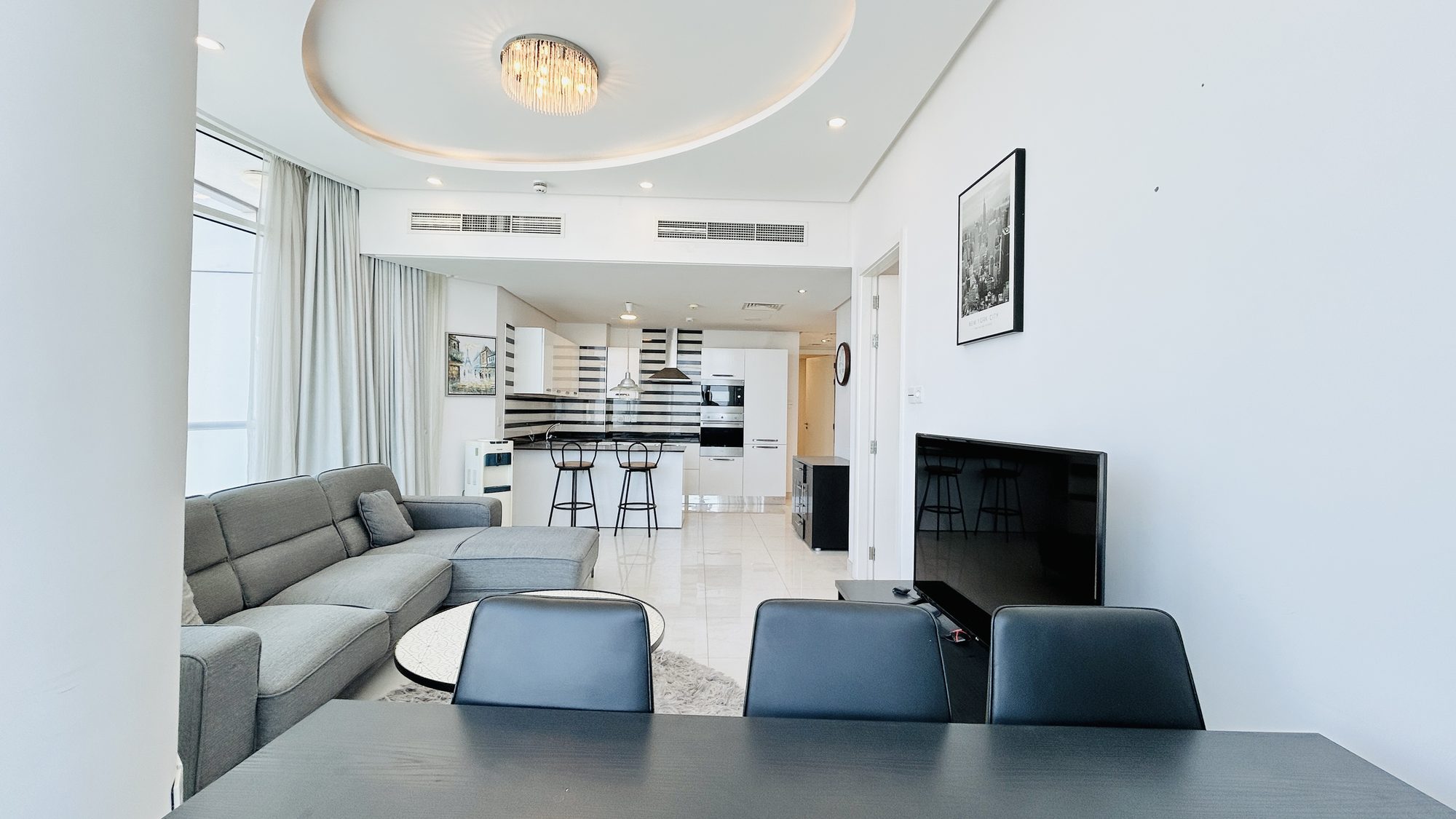 Two-Bedroom Apartment with Maid Room and Pool