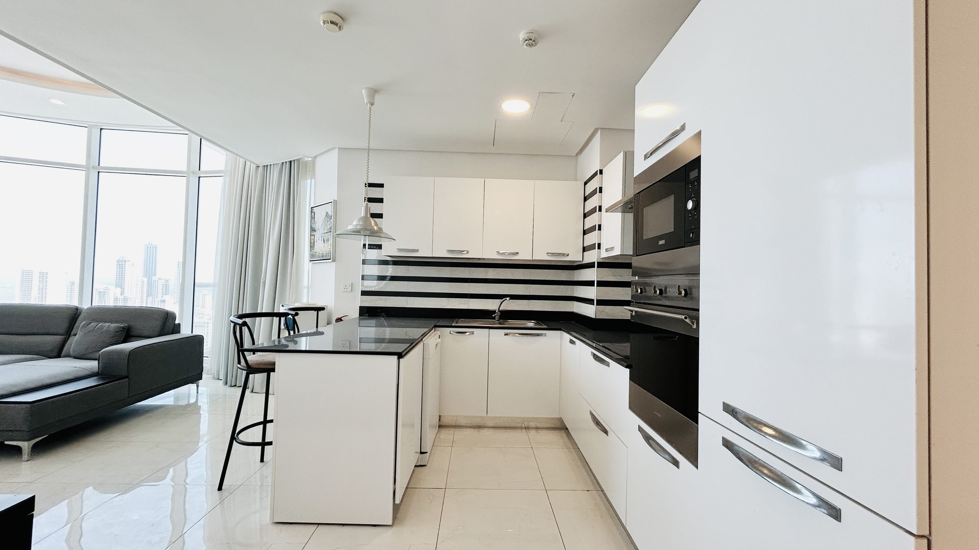 Two-Bedroom Apartment with Maid Room and Pool
