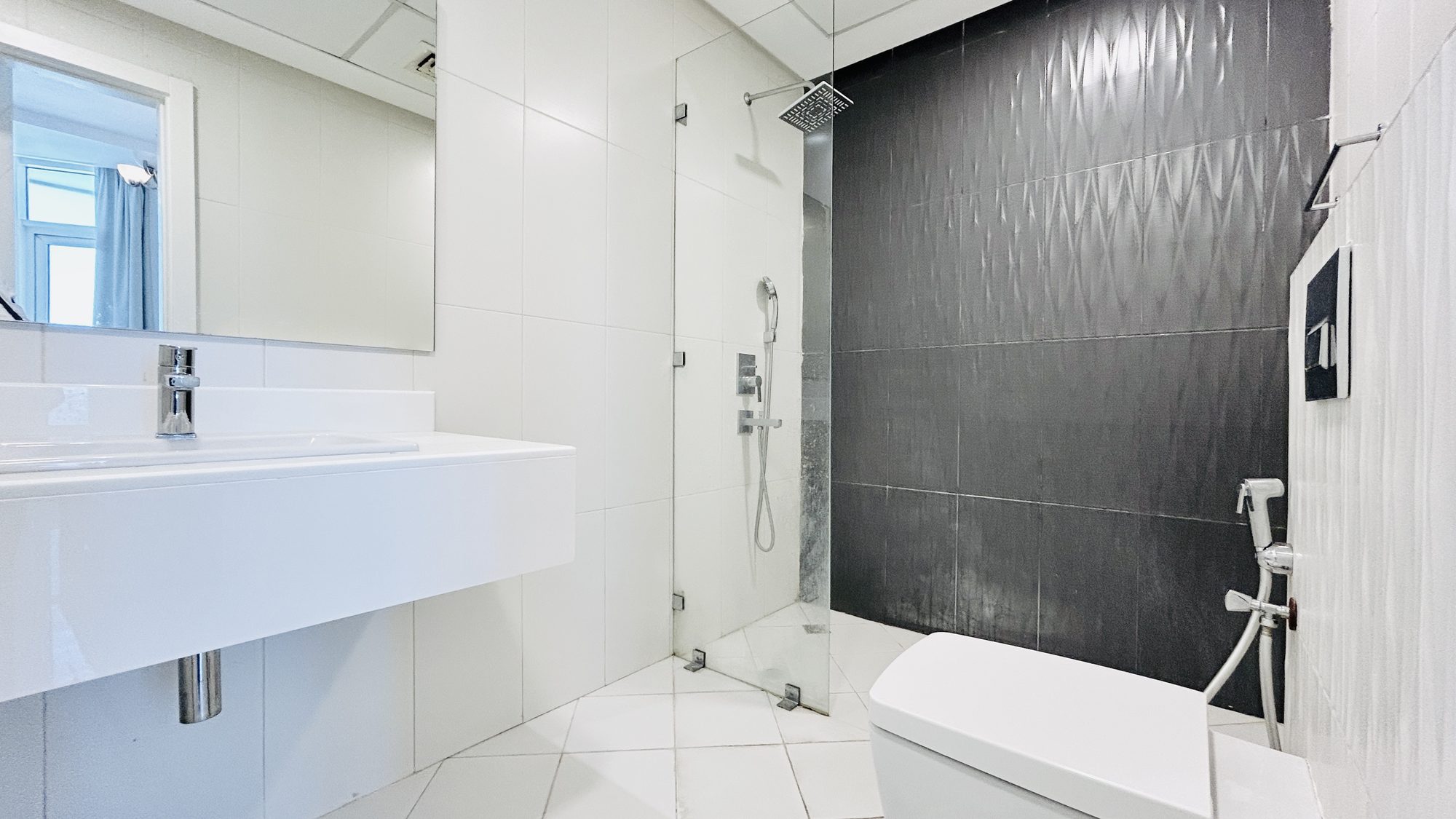 Two-Bedroom Apartment with Maid Room and Pool