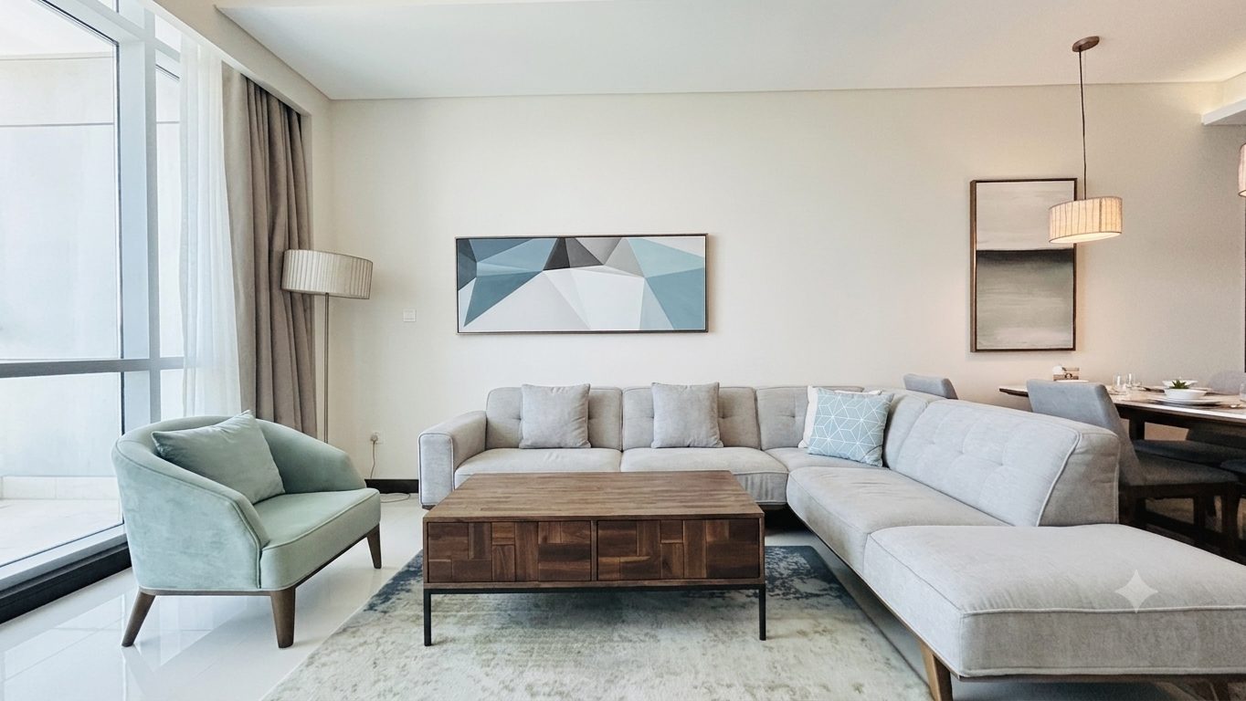 Two-Bedroom Apartment with Maid's Room