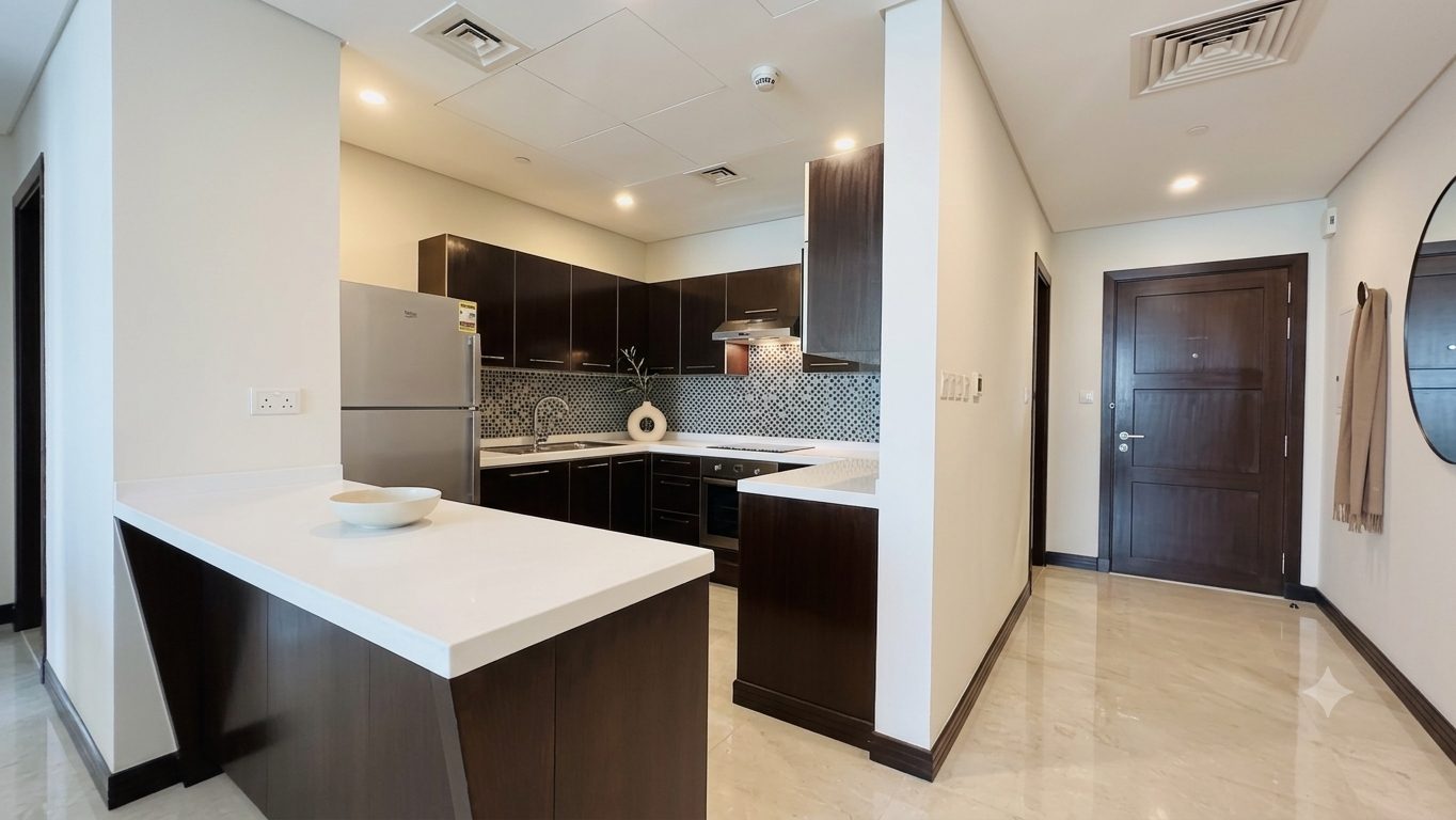 Two-Bedroom Apartment with Maid's Room