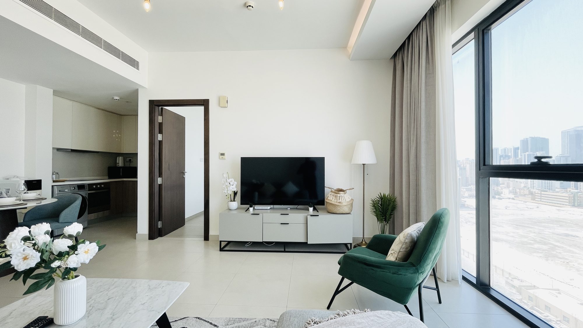 One-Bedroom Apartment with Water Views