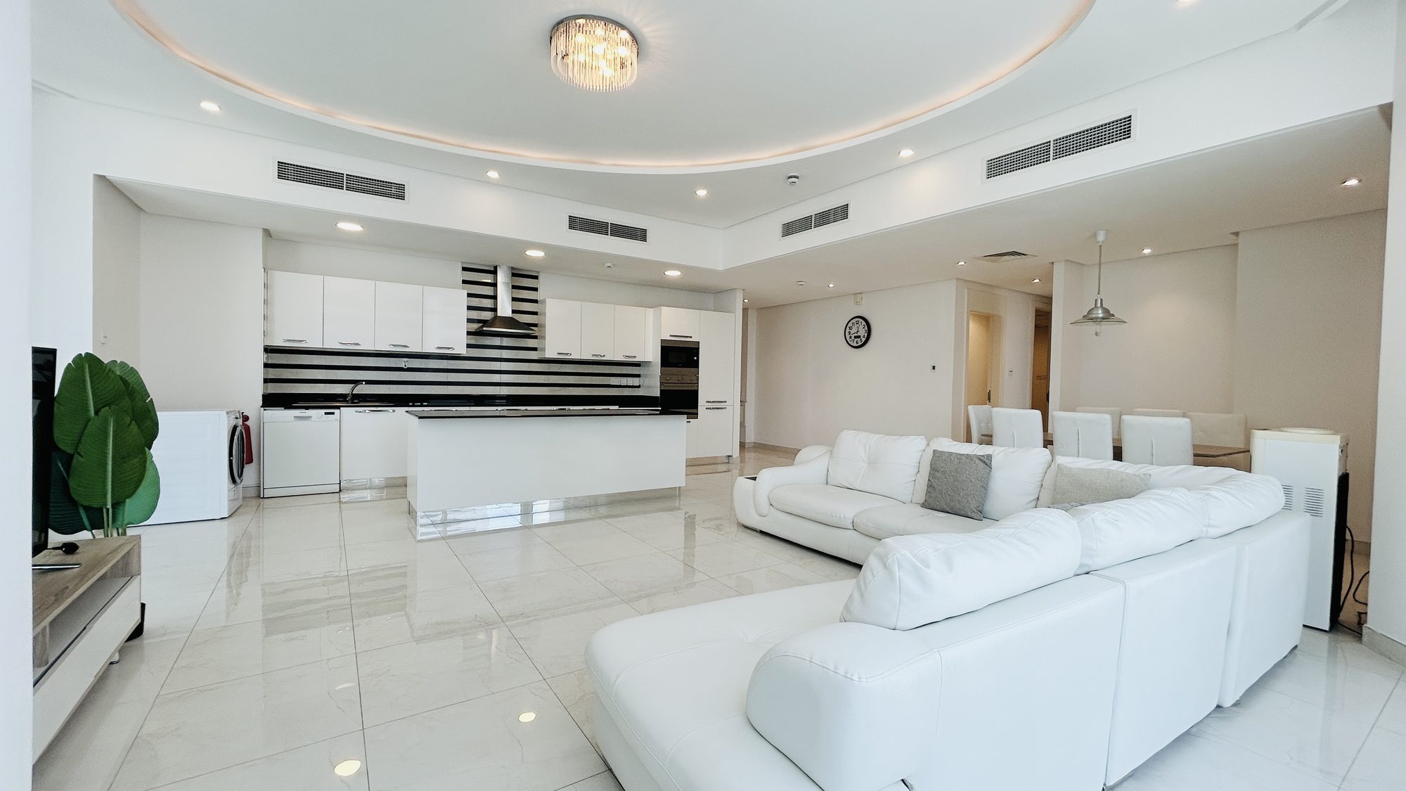 Three-Bedroom Apartment with Maid Room and Pool