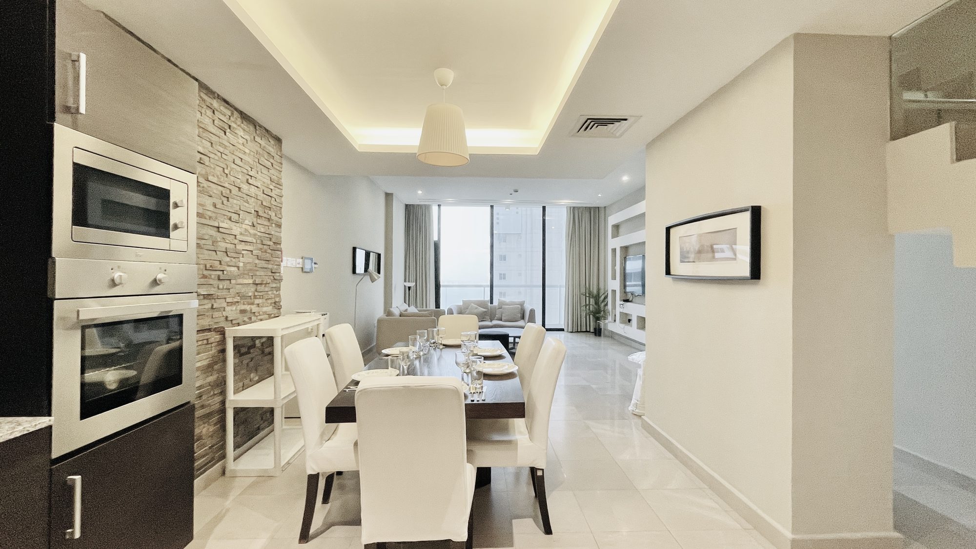 Two-Bedroom Duplex with Open Kitchen