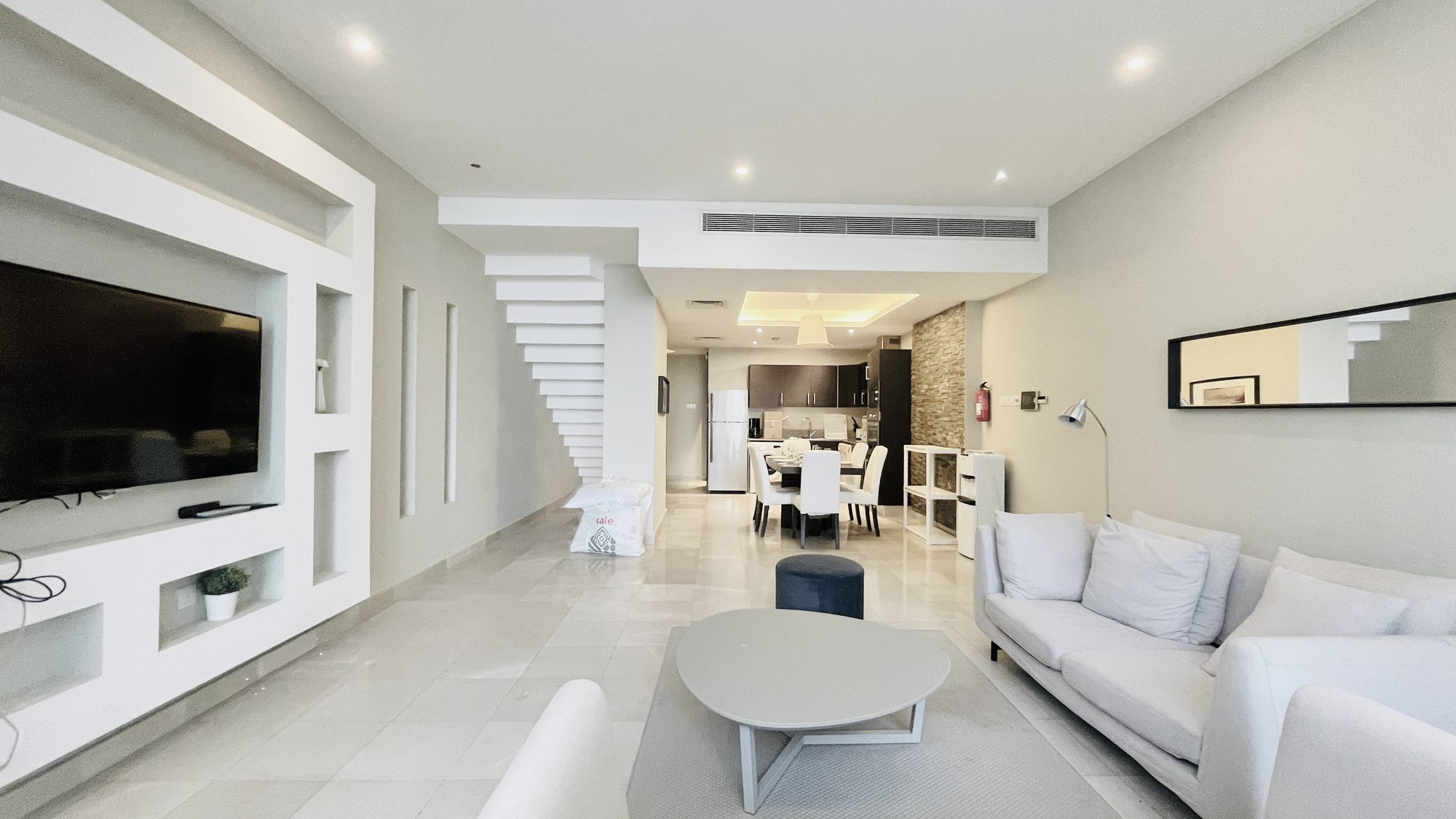 Two-Bedroom Duplex with Open Kitchen