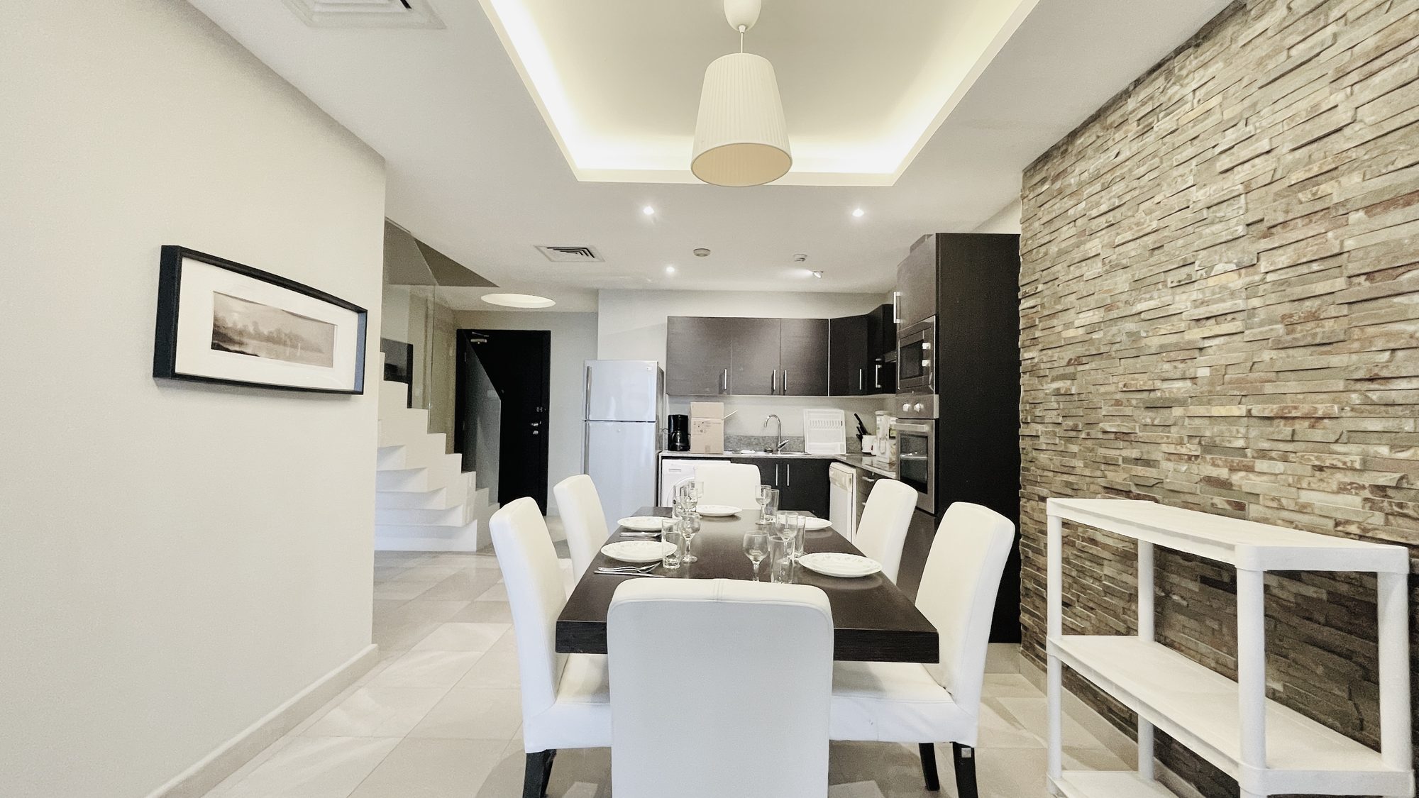 Two-Bedroom Duplex with Open Kitchen