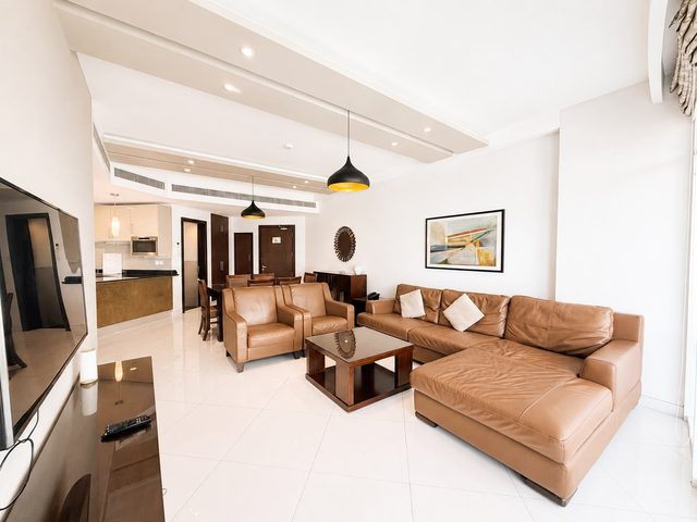 Two-Bedroom Apartment with Three Bathrooms