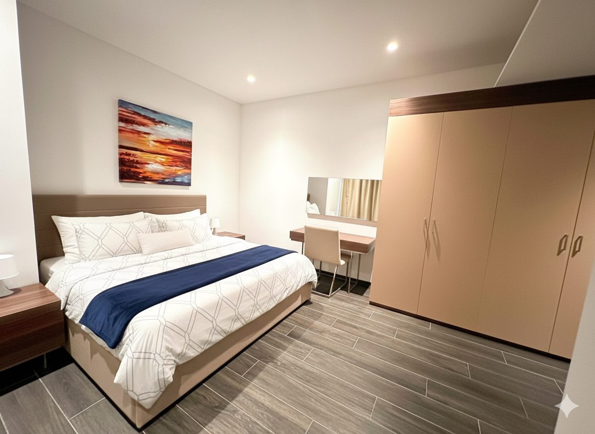 Two Bedroom Flat with Water Views and Study