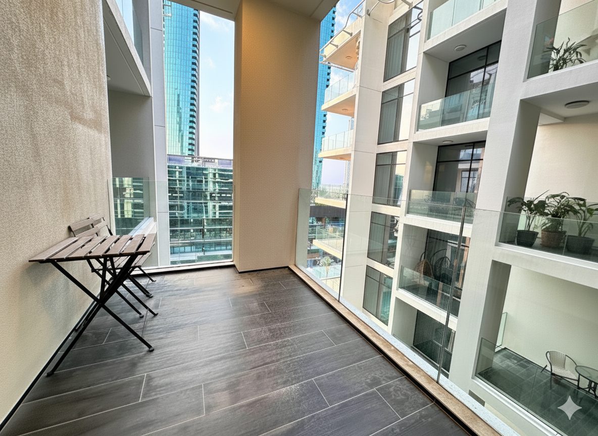 Two Bedroom Flat with Water Views and Study