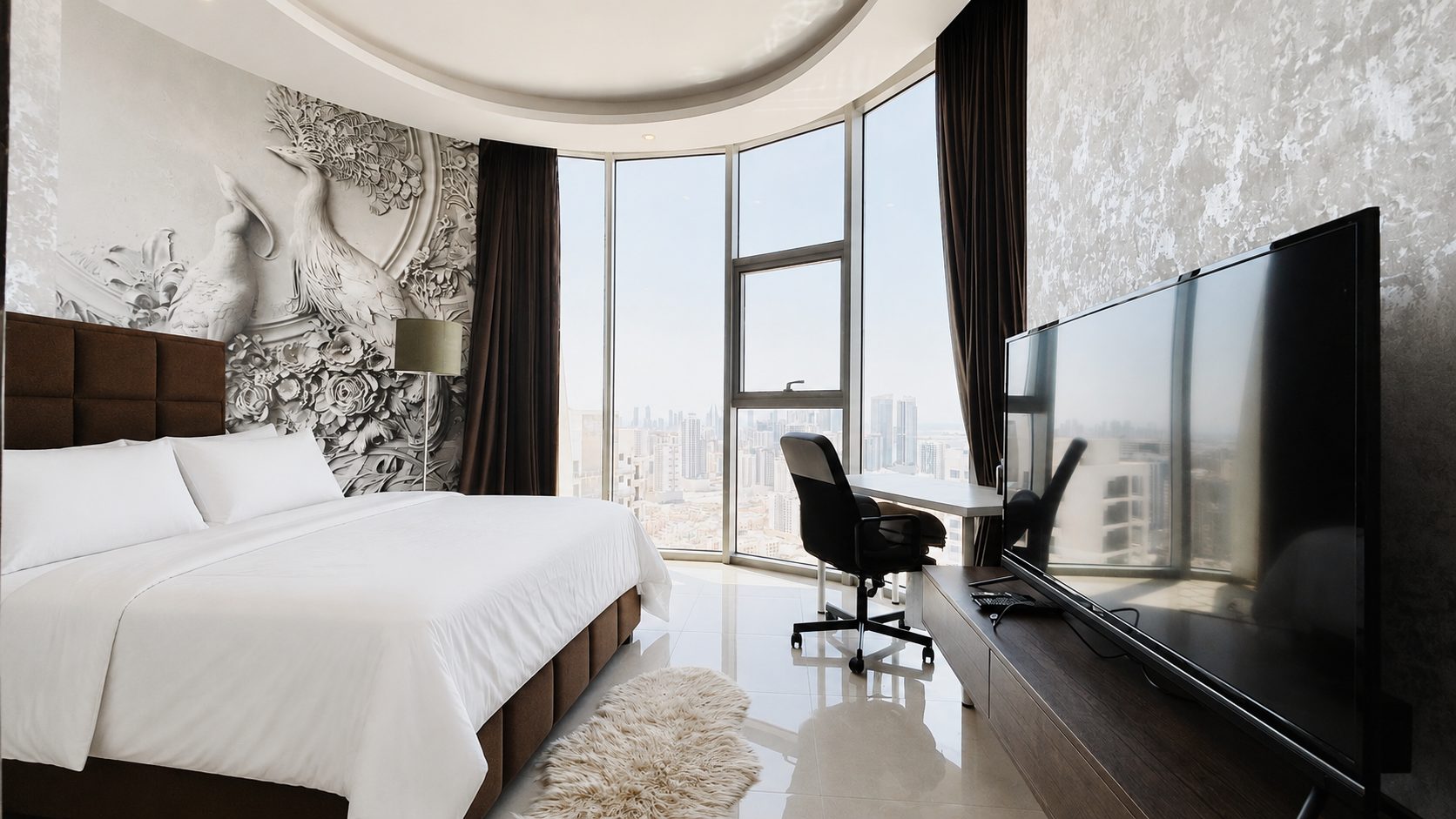 One-Bedroom Apartment with Pool and Gym